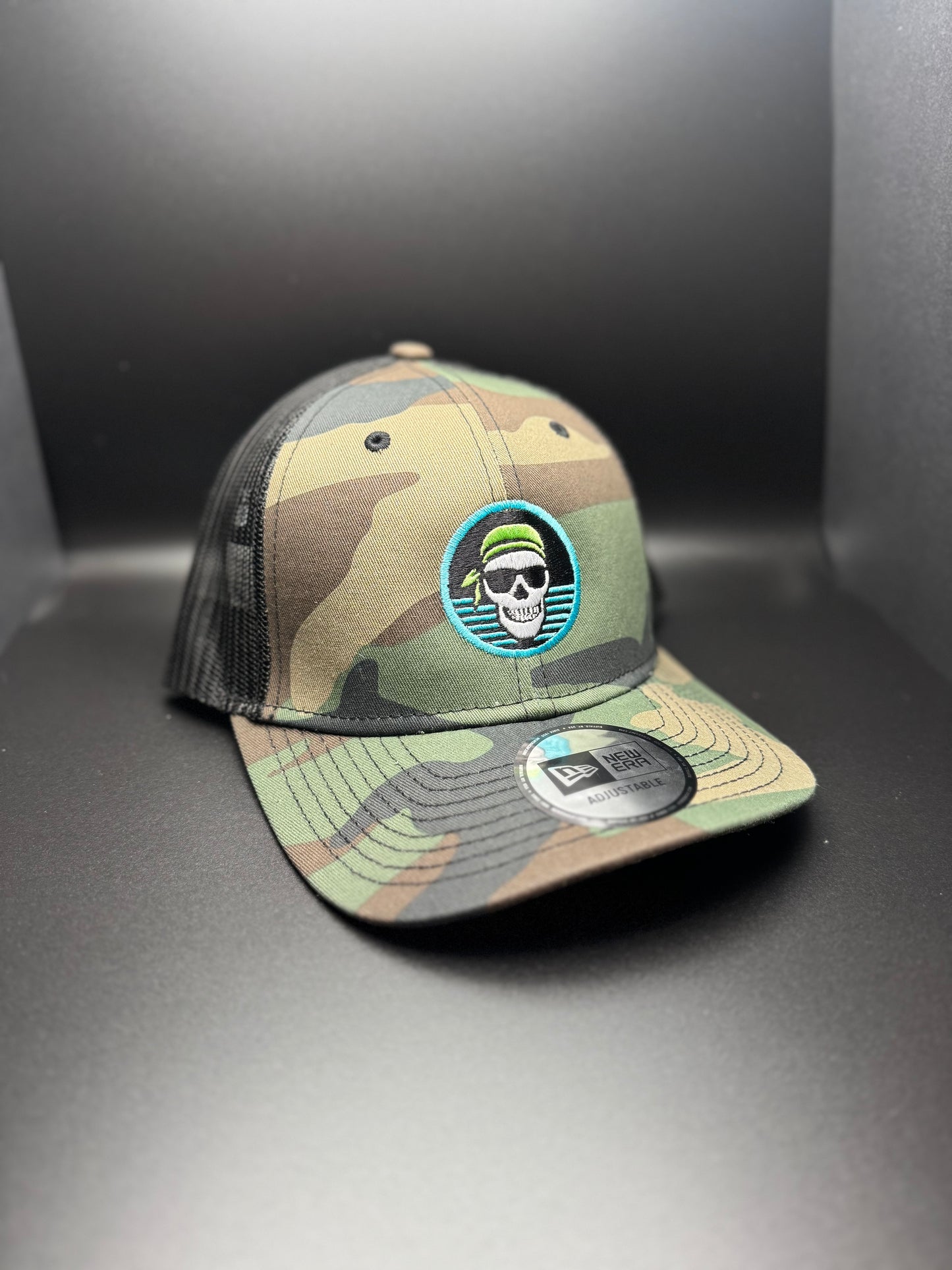 Captain Hookz Pirate Hat — Snapback Low Profile Trucker Cap