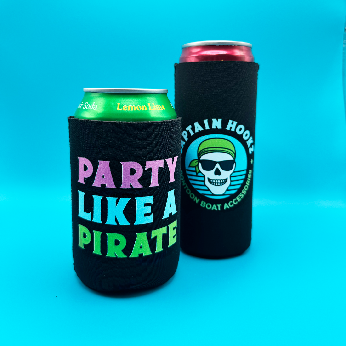 "Party Like a Pirate" Neoprene Can Cooler