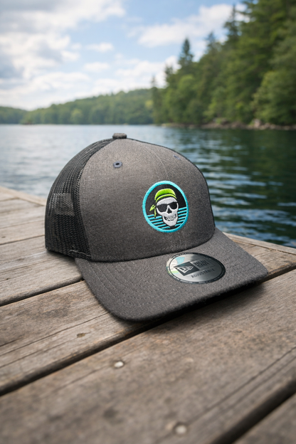 Captain Hookz Pirate Hat — Snapback Low Profile Trucker Cap